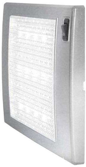 LAMPKA 12V LED WEWNĘTRZNA SUFITOWA SREBRNA CARBEST
