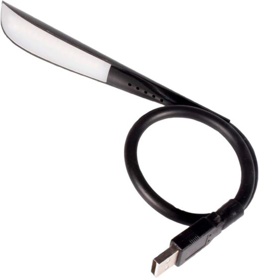 LAMPKA LED USB ELASTYCZNA CZARNA
