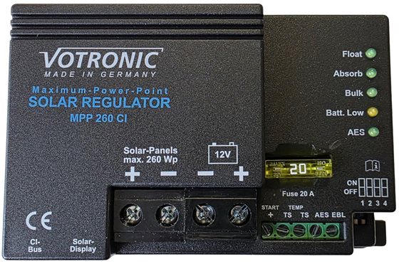 REGULATOR ŁADOWANIA VOTRONIC SOLAR MPP260 CI 12V CYFROWY