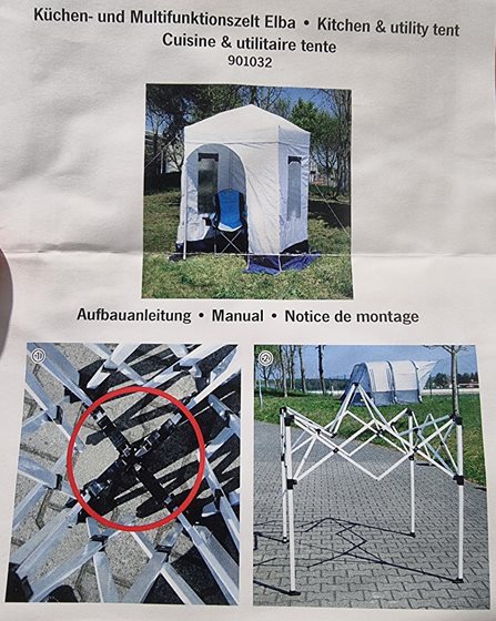 NAMIOT KABINA CAMP4 ELBA 150x150 cm