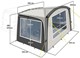 PRZEDSIONEK REIMO TENT ANTIGUA AIR DO BOCZNY 310x250 cm h180-220cm