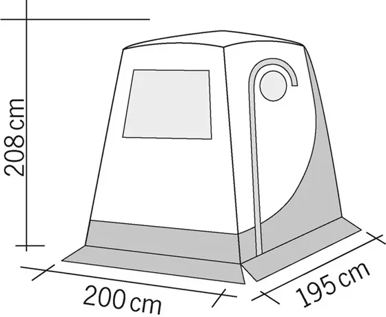 PRZEDSIONEK REIMO TENT UPGRADE 2 T5/6 TYLNY OUTLET