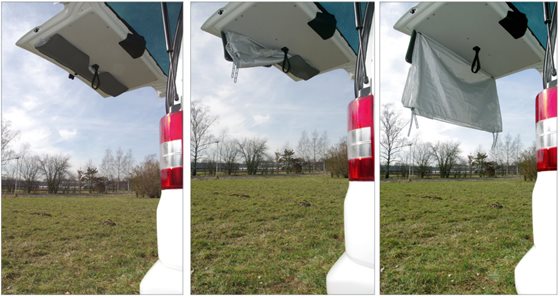 PRZEDSIONEK REIMO INSTANT VW T5/T6 TYLNY h185 cm