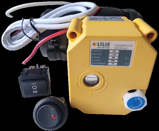 ZAWÓR WODNY KULOWY ELEKTRYCZNY LILIE K 40 mm