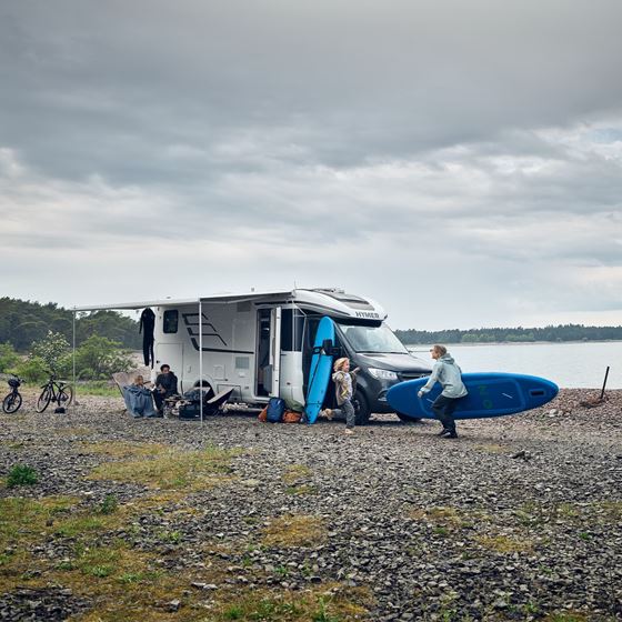 MARKIZA 350 cm THULE OMNISTOR 5200 SREBRNA MYSTIC GREY