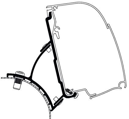 ADAPTER MARKIZY THULE 5200 / 4200 VW T5/T6