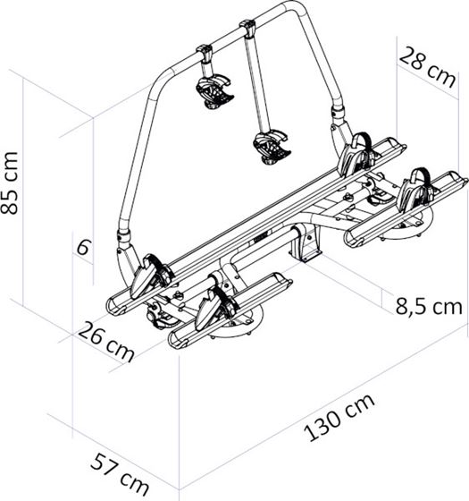 BAGAŻNIK ROWEROWY THULE CARAVAN SUPERB XT STANDARD