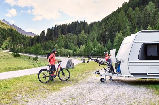 BAGAŻNIK ROWEROWY THULE CARAVAN SUPERB STANDARD SREBRNY