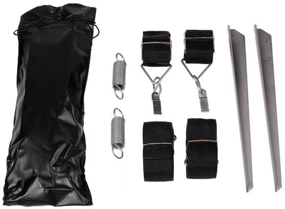 PASY SZTORMOWE THULE CZARNE 2x300 cm HOLD DOWN SIDE STRAP KIT
