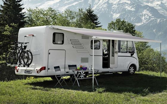 MARKIZA 500 cm THULE OMNISTOR 8000 BIAŁA MYSTIC GREY