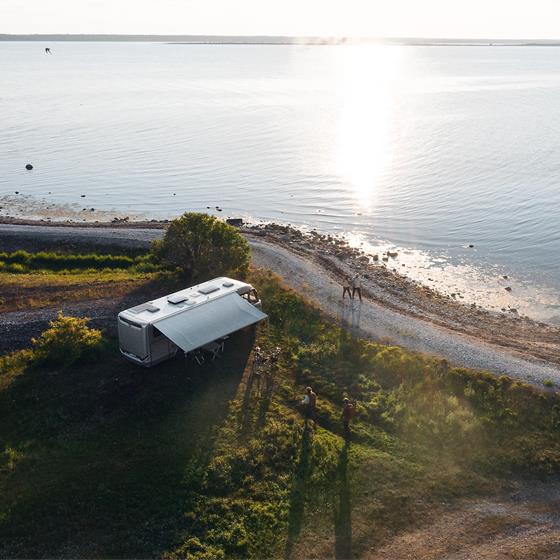 MARKIZA 600 cm THULE OMNISTOR 8000 BIAŁA MYSTIC GREY