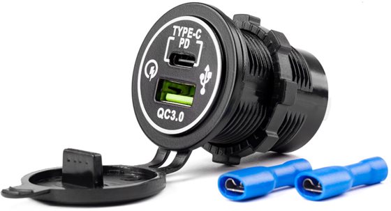 GNIAZDO USB 12/24V