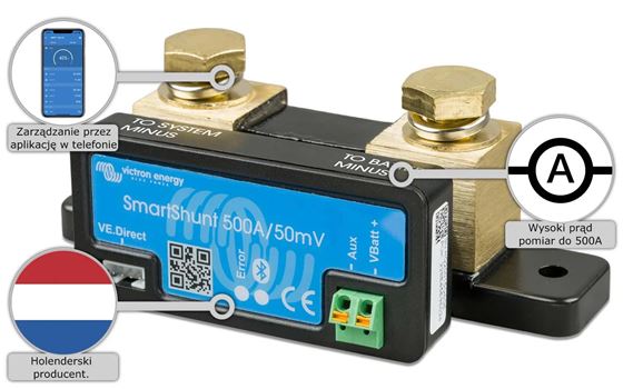 MONITOR AKUMULATORA SMARTSHUNT 500A VICTRON