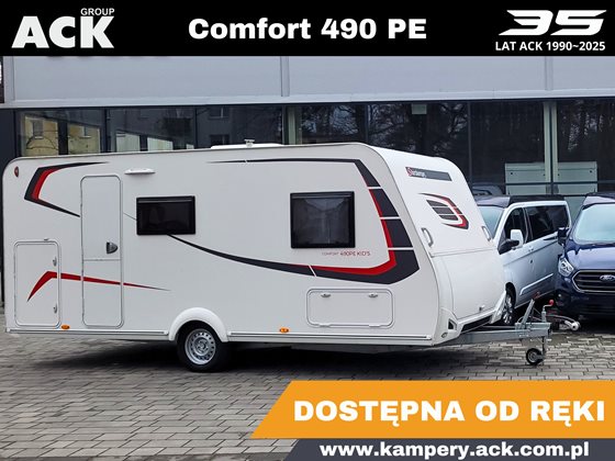 PRZYCZEPA KEMPINGOWA EASY 490PE COMFORT