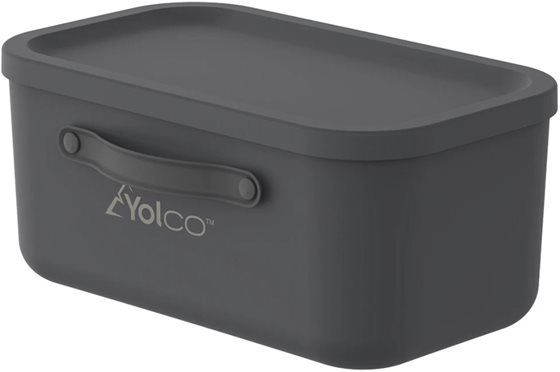 POJEMNIK YOLCO MYTHEN 12L GRAFIT Z POKRYWKĄ