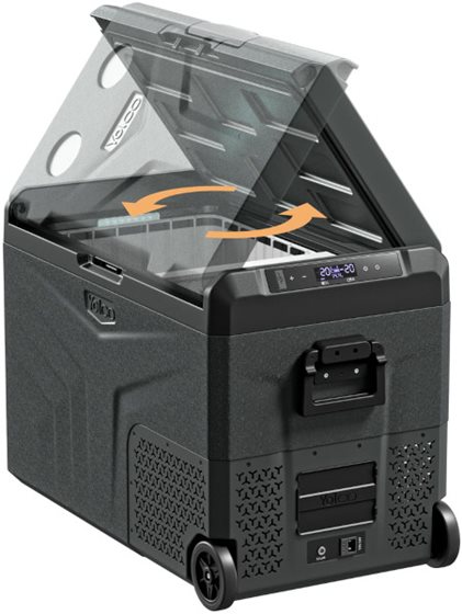 LODÓWKA KOMPRESOROWA YOLCO TCX50 CARBON 50L 12/24V +20/-20C