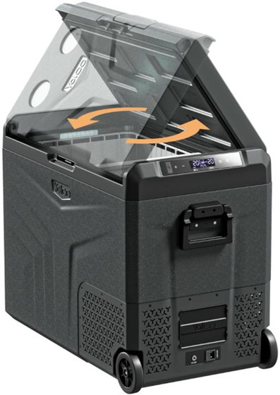 LODÓWKA KOMPRESOROWA YOLCO TCX60 CARBON 60L 12/24V +20/-20C