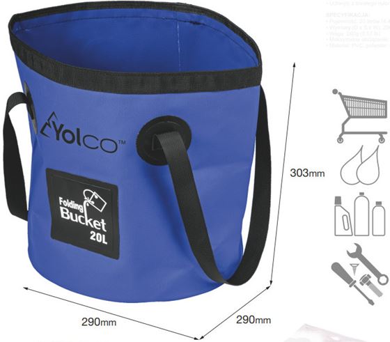 TORBA YOLCO TW20 BLUE SKŁADANA