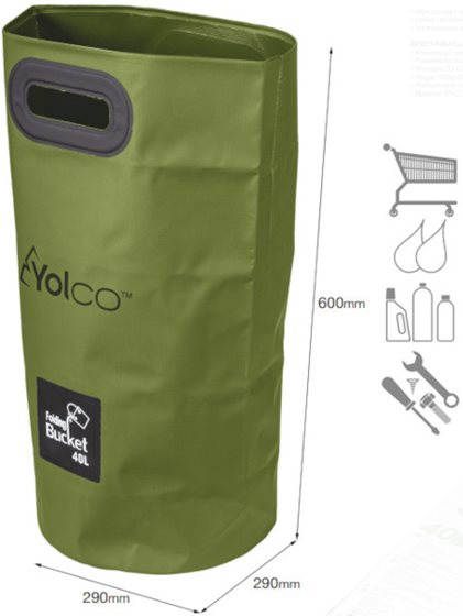 TORBA YOLCO TW40 GREEN SKŁADANA