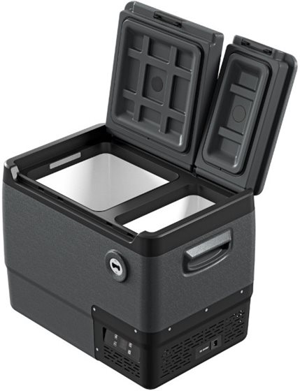 LODÓWKA KOMPRESOROWA YOLCO DX40 SPACE GRAY CARBON 40L 12/24V +20/-20C