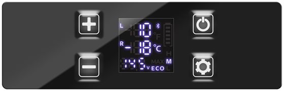 LODÓWKA KOMPRESOROWA YOLCO DX40 SPACE GRAY CARBON 40L 12/24V +20/-20C
