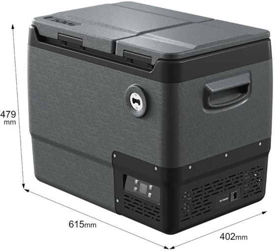 LODÓWKA KOMPRESOROWA YOLCO DX40 SPACE GRAY CARBON 40L 12/24V +20/-20C