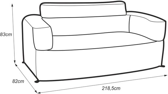 SOFA DMUCHANA YOLCO XXL GS5W