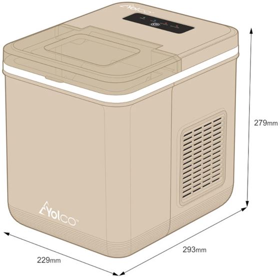 KOSTKARKA DO LODU YOLCO ICM1 SAND 12/24V