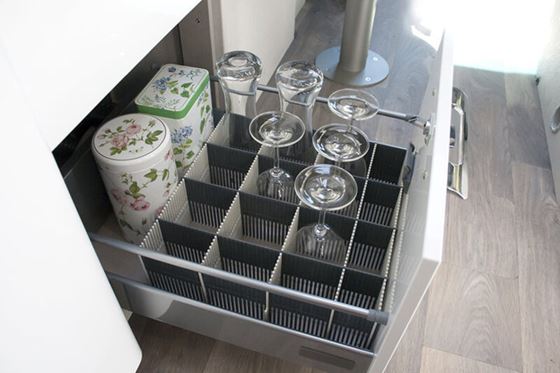PURVARIO SYSTEM DO SZUFLAD SZARE 8 szt.