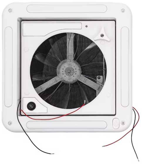 OKNO DACHOWE 28x28 Z WENTYLATOREM I OŚWIETLENIEM LED