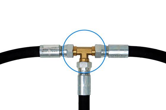 KRÓCIEC GAZU TRÓJNIK DREHMEISTER 3x 3/4'