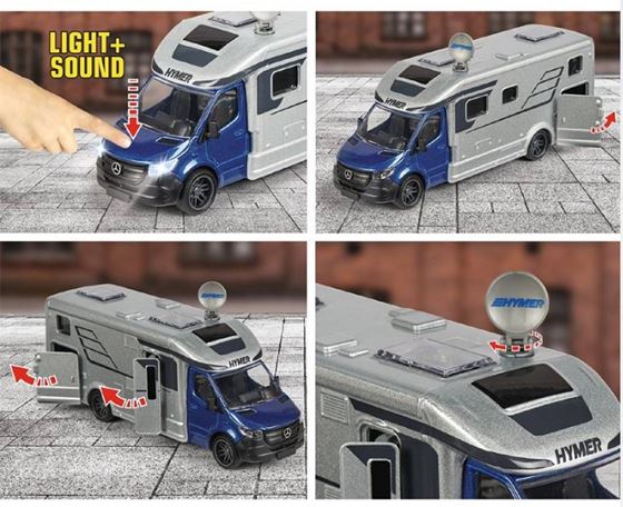 ZABAWKA "KAMPER HYMER 1:43