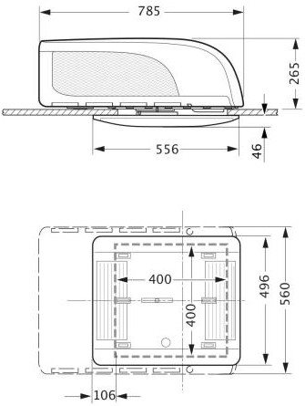 DYFUZOR KLIMATYZATORA AVENTA COMPACT SZARY