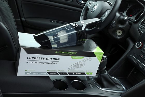 ODKURZACZ CARMOTION BEZPRZEWODOWY CZARNY
