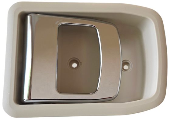 KLAMKA DRZWI ZABUDOWY WEWNĘTRZNA MOCCA CHROM KAMPER