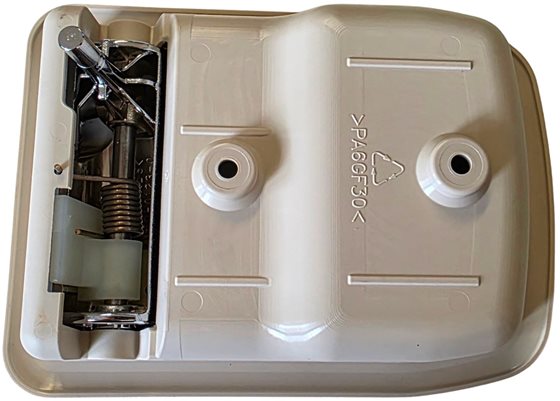 KLAMKA DRZWI ZABUDOWY WEWNĘTRZNA MOCCA CHROM KAMPER