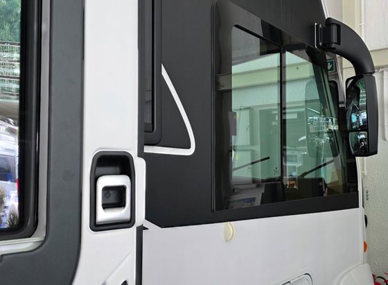 KLAMKA DRZWI ZABUDOWY WEWNĘTRZNA MOCCA CHROM KAMPER