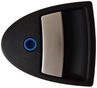 KLAMKA DRZWI ZABUDOWY ZEWNĘTRZNA LEWA CZARNA KAMPER