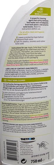 PŁYN THETFORD TOILET BOWL CLEANER 750 ml