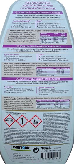 PŁYN THETFORD AQUA KEM BLUE LAWENDA 780 ml