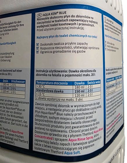 PŁYN THETFORD AQUA KEM BLUE 2L