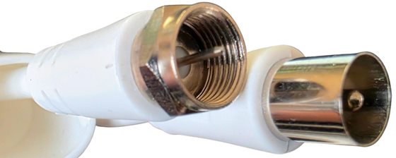 KABEL ANTENOWY KONCENTRYCZNY MISTRAL BIAŁY 6m