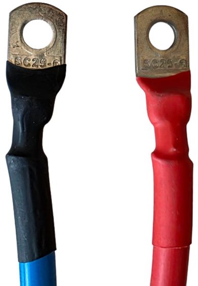 KABLE DO AKUMULATORA 50cm M6/M8 16mm2