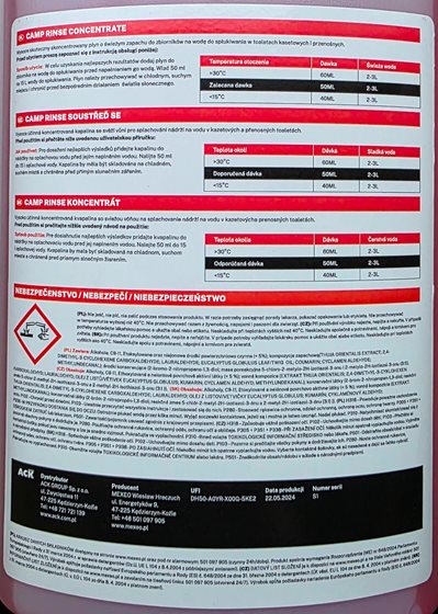 PŁYN ACK CAMP RINSE KONCENTRAT 1L