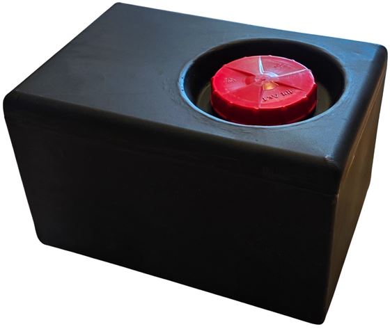 ZBIORNIK NA WODĘ 47L 30x33x48 cm CZARNY