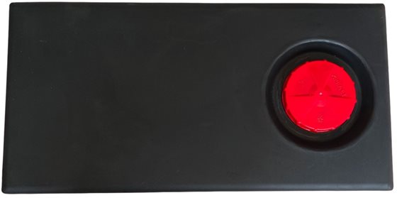 ZBIORNIK NA WODĘ 90L 30x40x80 cm CZARNY