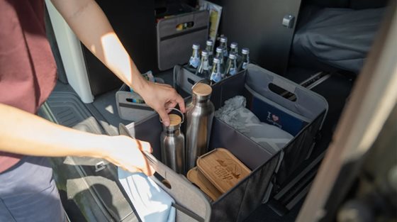 ORGANIZER BERGER MILO MIDI LOW PUDEŁKO SKŁADANE SZARE 15L