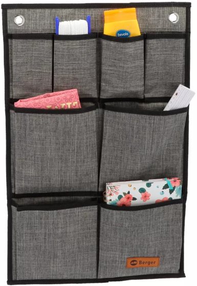 ORGANIZER BERGER MILO MULTI TORBA WISZĄCA SZARA 38x58,5 cm