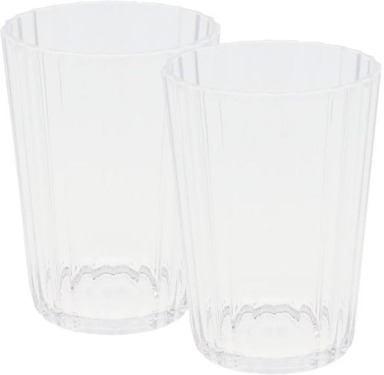 SZKLANKA BERGER STRIPES 410 ml 2 szt.