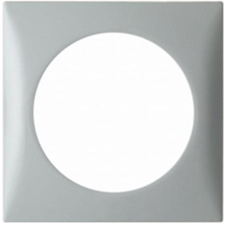 RAMKA GNIAZDA BERKER POJEDYŃCZA CHROM MAT